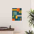 Geometric Colorful Modern Design Artwork  Poster Gallery Image 2