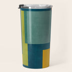 Geometric Colorful Modern Design Artwork  Travel Mug Gallery Image 3