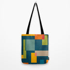 Geometric Colorful Modern Design Artwork  Tote Bag Gallery Image 2