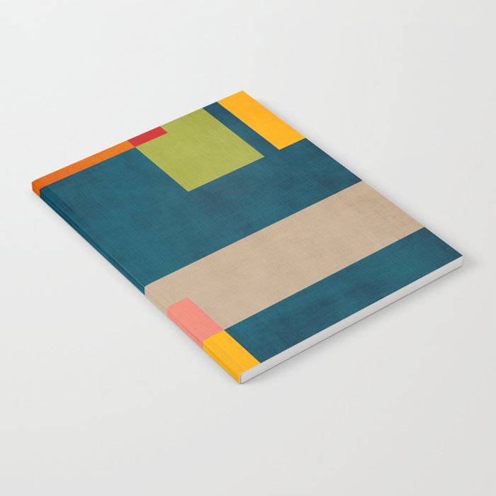 Geometric Colorful Modern Design Artwork  Notebook Gallery Image 1