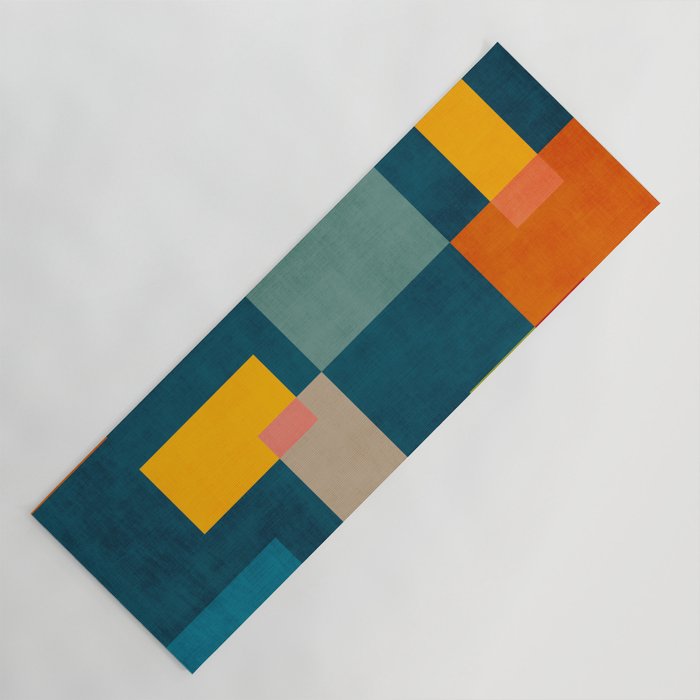 Geometric Colorful Modern Design Artwork  Yoga Mat Gallery Image 1