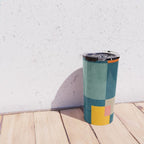 Geometric Colorful Modern Design Artwork  Travel Mug Gallery Image 4