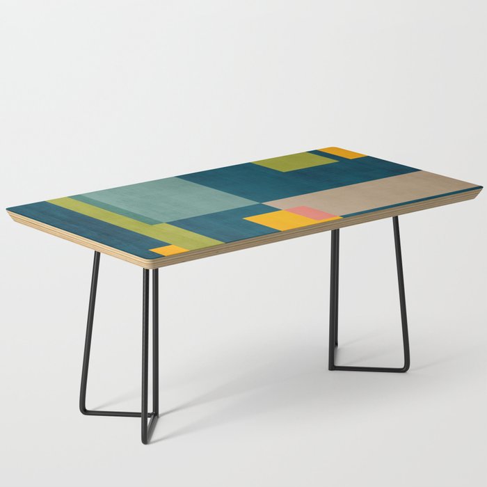 Geometric Colorful Modern Design Artwork  Coffee Table Gallery Image 1