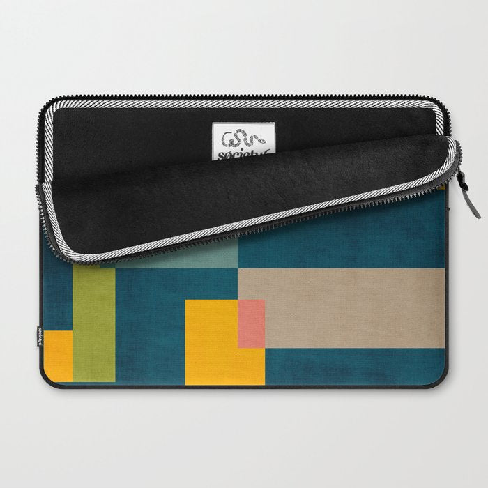 Geometric Colorful Modern Design Artwork  Laptop Sleeve Gallery Image 2