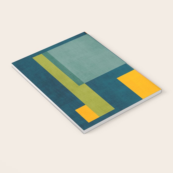 Geometric Colorful Modern Design Artwork  Notebook Gallery Image 3