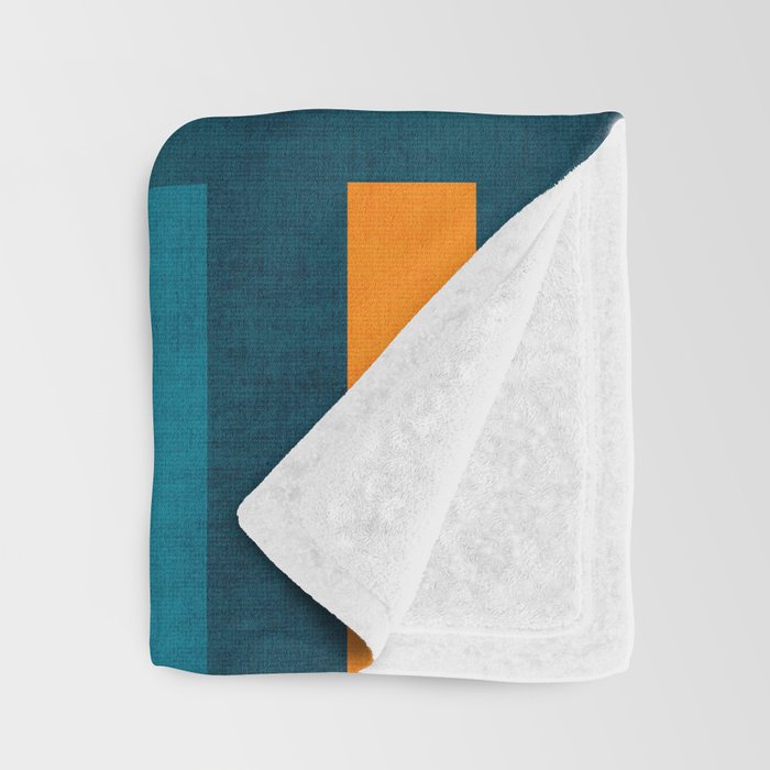 Geometric Colorful Modern Design Artwork  Throw Blanket Gallery Image 3