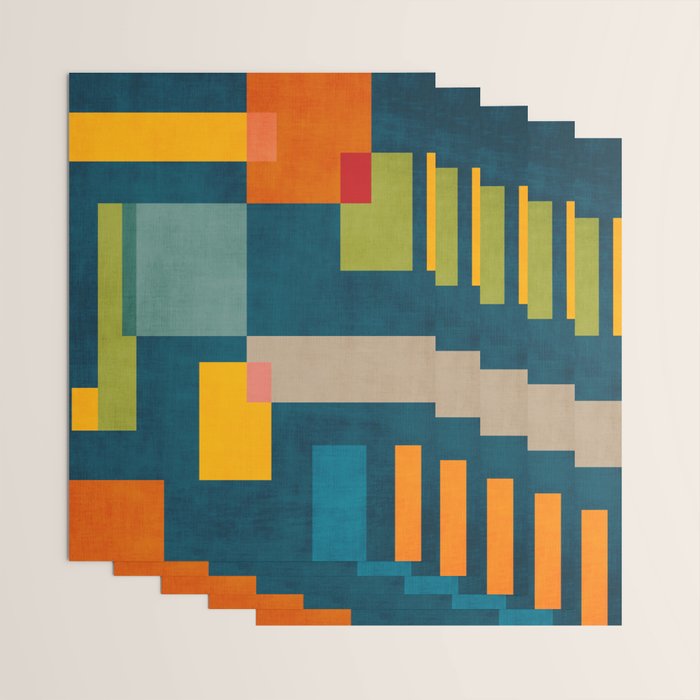 Geometric Colorful Modern Design Artwork  Wrapping Paper Gallery Image 3