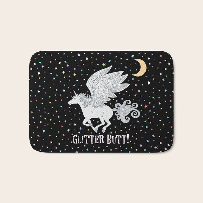 Glitter Butt! Bath Mat Gallery Image 1