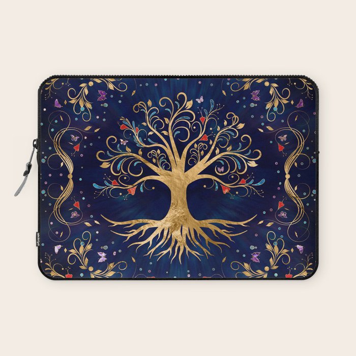 Colorful Tree of Life - Yggdrasil  Laptop Sleeve Gallery Image 1