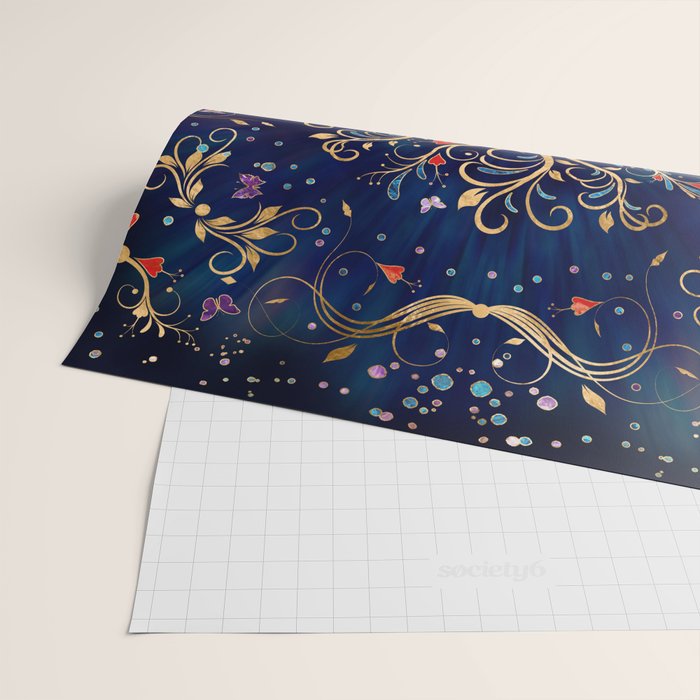 Colorful Tree of Life - Yggdrasil  Wrapping Paper Gallery Image 2