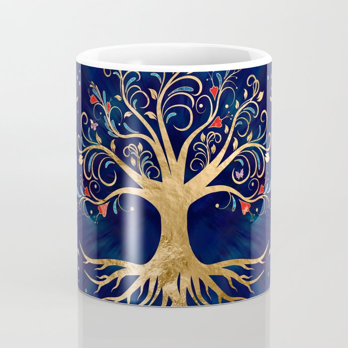 Colorful Tree of Life - Yggdrasil  Coffee Mug Gallery Image 4