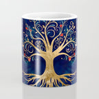 Colorful Tree of Life - Yggdrasil  Coffee Mug Gallery Image 4