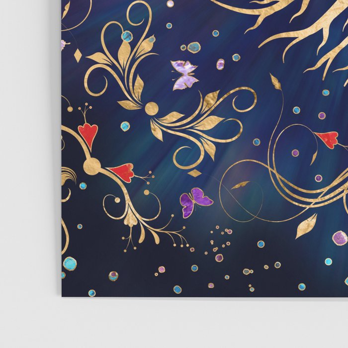 Colorful Tree of Life - Yggdrasil  Poster Gallery Image 3