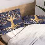 Colorful Tree of Life - Yggdrasil  Pillow Sham Gallery Image 2