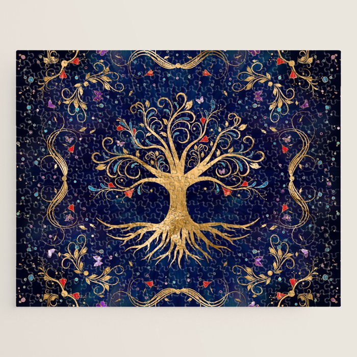 Colorful Tree of Life - Yggdrasil  Jigsaw Puzzle Gallery Image 1
