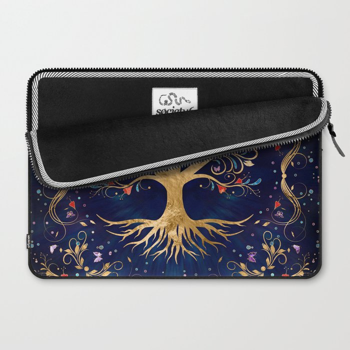 Colorful Tree of Life - Yggdrasil  Laptop Sleeve Gallery Image 2