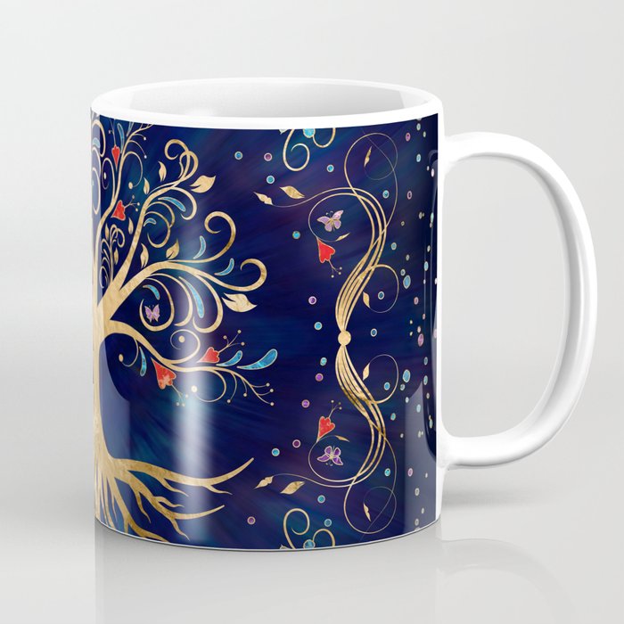 Colorful Tree of Life - Yggdrasil  Coffee Mug Gallery Image 1