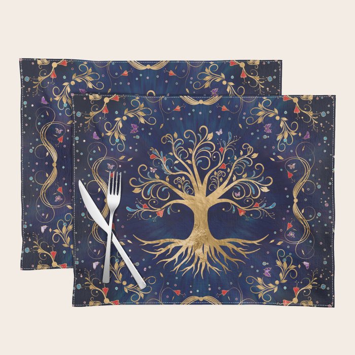 Colorful Tree of Life - Yggdrasil  Placemat Gallery Image 1