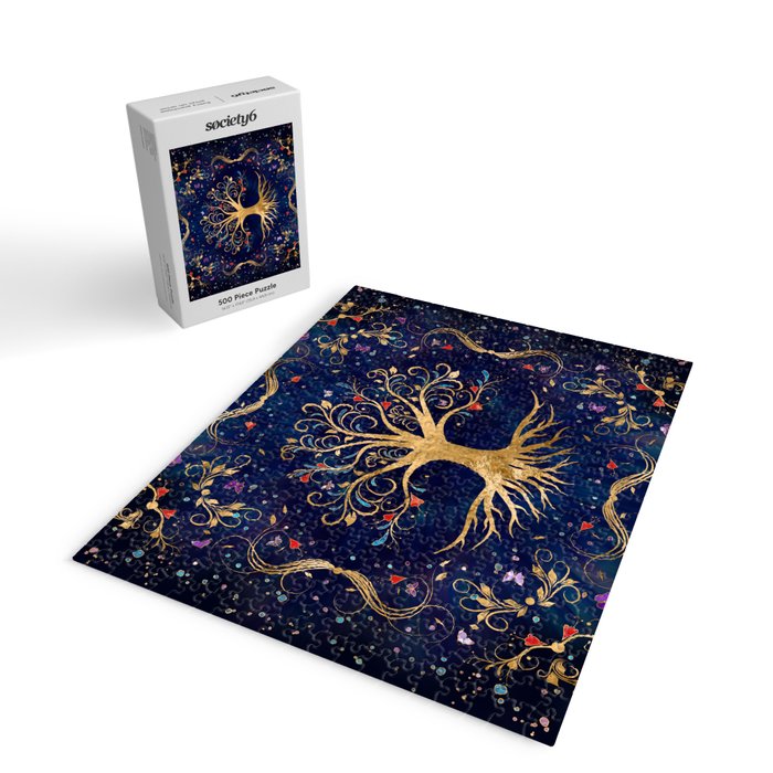 Colorful Tree of Life - Yggdrasil  Jigsaw Puzzle Gallery Image 2