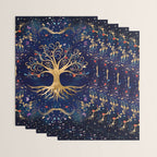 Colorful Tree of Life - Yggdrasil  Wrapping Paper Gallery Image 3