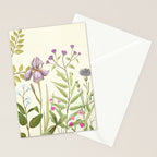 Little Blooming Wildflowers Stationery Card Gallery Image 2