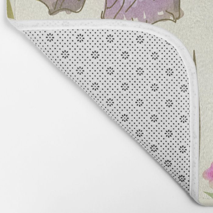 Little Blooming Wildflowers Bath Mat Gallery Image 2
