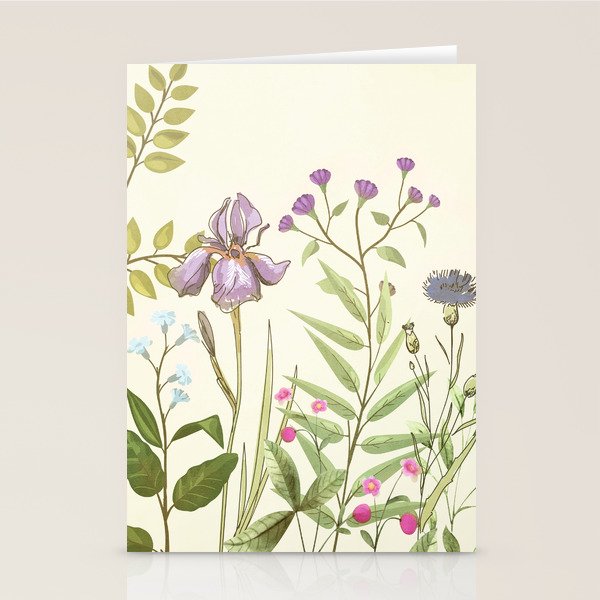 Little Blooming Wildflowers Stationery Card Gallery Image 1
