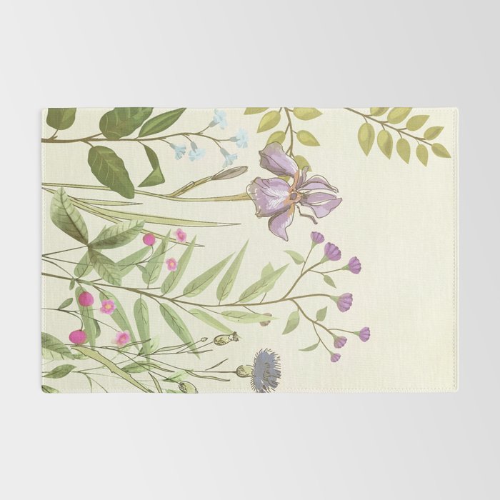 Little Blooming Wildflowers Rug Gallery Image 2