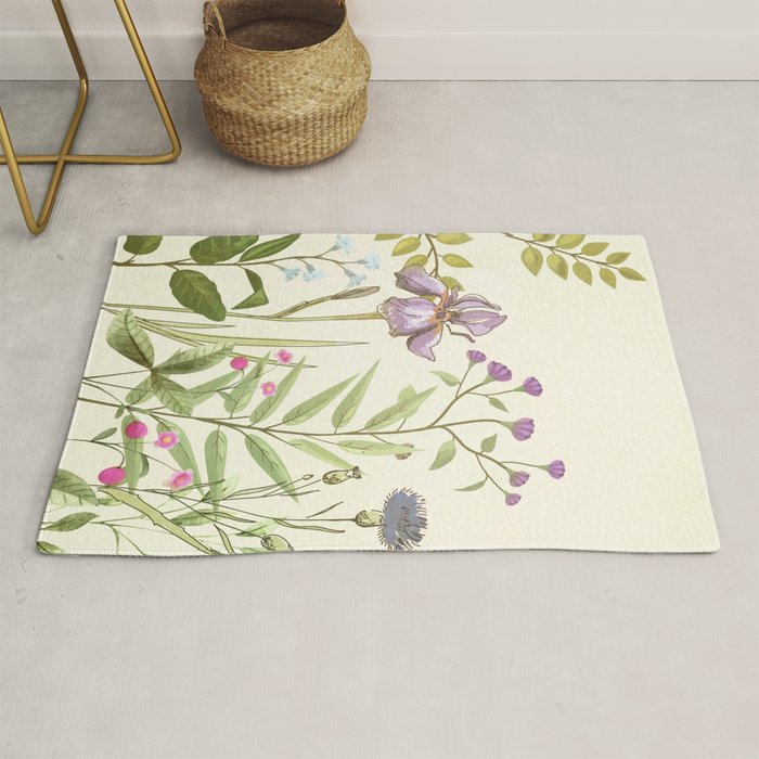 Little Blooming Wildflowers Rug Gallery Image 1