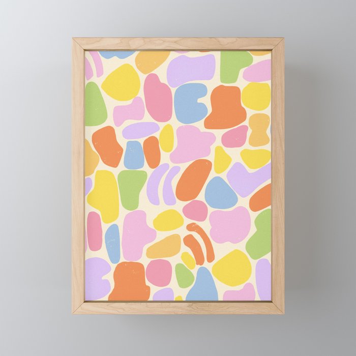 Pastel stones Mini Art Print Gallery Image 1