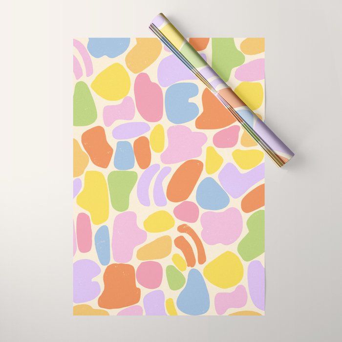 Pastel stones Wrapping Paper Gallery Image 1