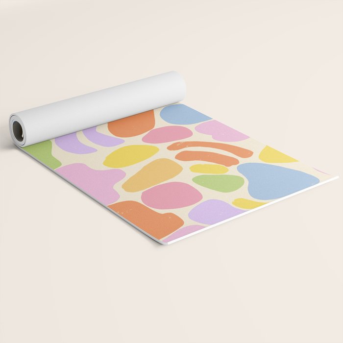 Pastel stones Yoga Mat Gallery Image 2