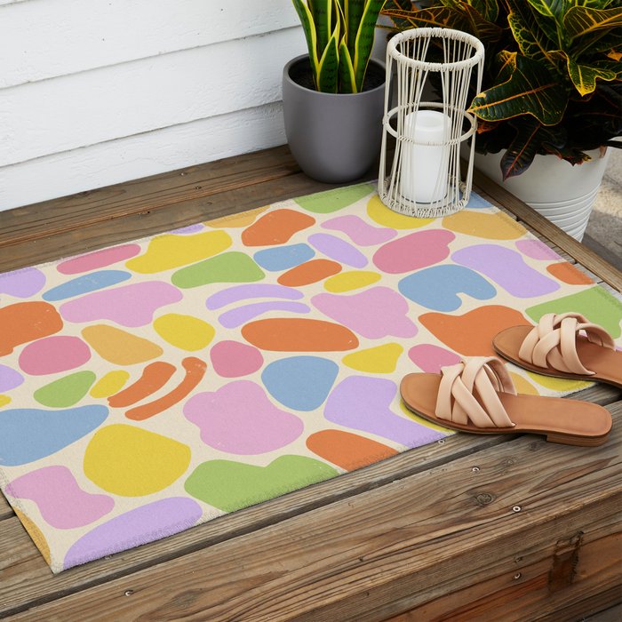 Pastel stones Outdoor Rug Gallery Image 2