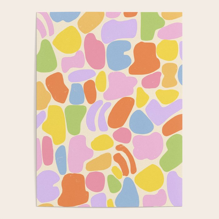 Pastel stones Poster Gallery Image 1