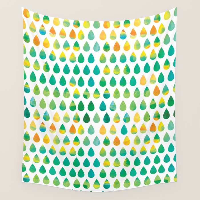 Monsoon Rain Wall Tapestry Gallery Image 4