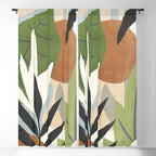 Abstract Art Jungle 4 Window Curtain Gallery Image 5
