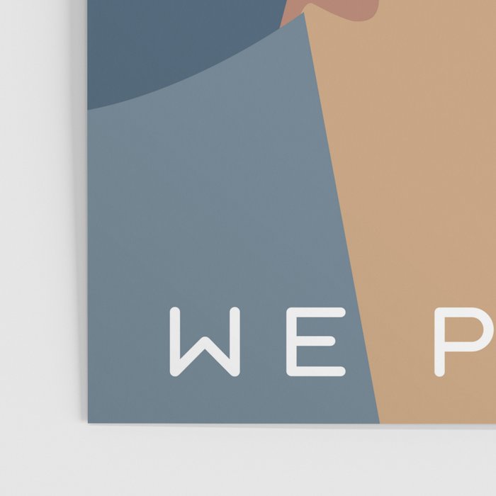 Girl Power portrait - we persist - Earthy #girlpower Poster Gallery Image 3