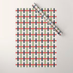 Woven Christmas Plaid 2025 Wrapping Paper Gallery Image 1