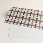 Woven Christmas Plaid 2025 Wrapping Paper Gallery Image 2
