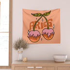 Aries Cherries Wall Tapestry Gallery Image 2