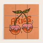 Aries Cherries Wood Wall Art Gallery Image 1