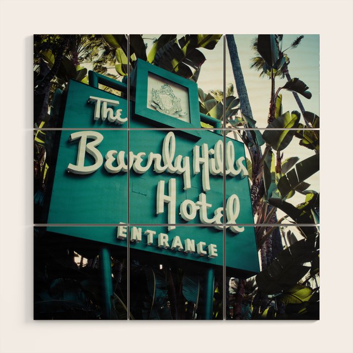 Beverly Hills Hotel, No. 2 Wood Wall Art Gallery Image 1