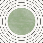 Fresh Pattern, Green Circle Coffee Mug Gallery Image 2