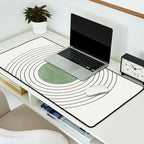 Fresh Pattern, Green Circle Desk Mat Gallery Image 2