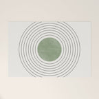 Fresh Pattern, Green Circle Welcome Mat Gallery Image 1
