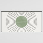 Fresh Pattern, Green Circle Desk Mat Gallery Image 3