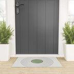 Fresh Pattern, Green Circle Welcome Mat Gallery Image 3
