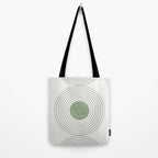 Fresh Pattern, Green Circle Tote Bag Gallery Image 2