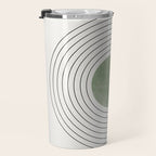 Fresh Pattern, Green Circle Travel Mug Gallery Image 3