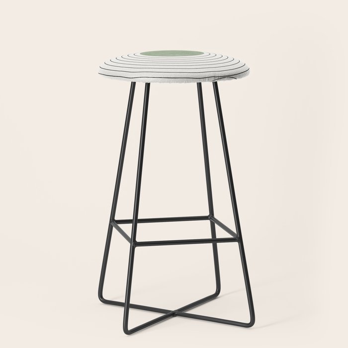 Fresh Pattern, Green Circle Stool Gallery Image 1